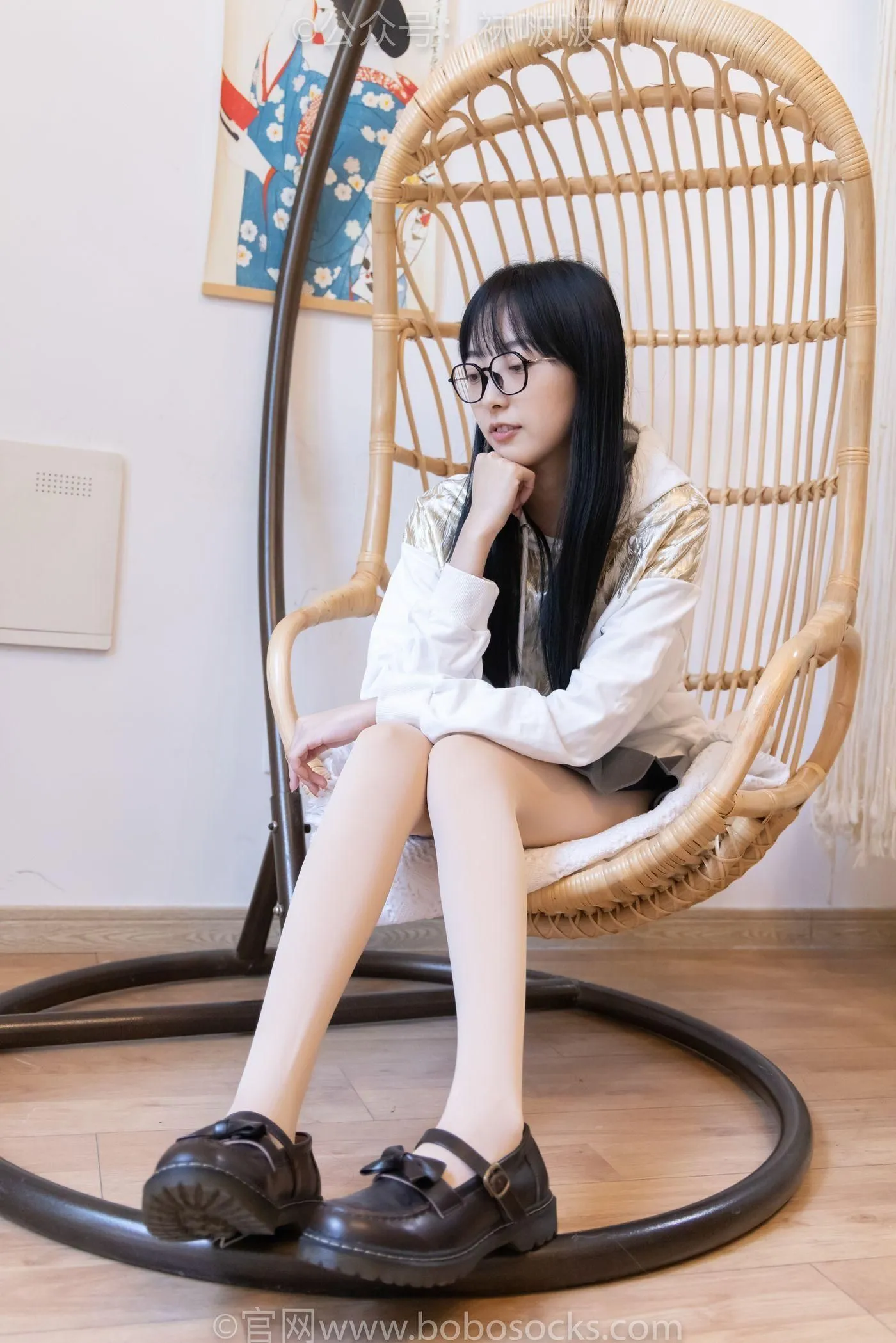 [BoBoSocks袜啵啵]NO.047 稚予-皮鞋、厚肉丝 [131P]插图6